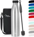 Milu Edelstahl Trinkflasche 500ml 750ml 1L 1,5L Thermosflasche, Isolierte