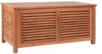 MR. DEKO&reg; Exklusive Teak Truhe f&uuml;r Garten Terrasse Balkon | Teakholz