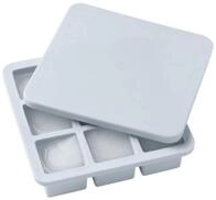 FREEZE-IT ice cube tray with lid, large - light blue
