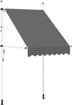 vidaXL Markise Einziehbar 150cm Balkonmarkise Klemmmarkise Sonnenschutz Garten
