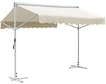 vidaXL Standmarkise 3x3m Creme Gartenmarkise Markise Sonnenschutz Terrasse