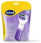 Scholl Expert Care 2-in-1 File & Smooth elektrischer Hornhautentferner, Hornhaut
