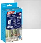 tesa INSECT STOP 2-in-1 Pollen- und Fliegengitter Premium - zuschneidbarer,