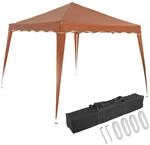 CASARIA&reg; Pavillon Capri 3x3m Pop-Up UV-Schutz 50+ Wasserdicht Winterfest mit Tasche