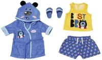 BABY Born 830499 Bath Deluxe Bademantel 43 cm - Puppenkleidung Set bestehend aus