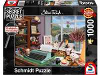 Schmidt Spiele 59920 Am Schreibtisch, 1000 Teile Secret Puzzle