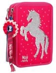 Depesche 10057 - Federtasche 3 fach, Miss Melody, pink