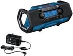 Bosch PRO 18V System Akku Baustellenradio GPB 18V-2 SC (Empfang &uuml;ber DAB+,