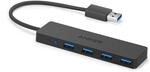 Anker 4-Port USB 3.0 Ultra Flacher Datenhub, Geeignet f&uuml;r MacBook, Mac Pro/mini,