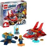 LEGO 76170 Marvel Avengers Iron Man vs. Thanos mit Jet und 2 Superhelden...