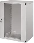 LogiLink Professional 19 Zoll Wandgeh&auml;use mit 15 HE (H&ouml;heneinheit), Glast&uuml;r mit