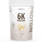 Nutri + Proteinpulver Banana Milk 1 kg - 78% Eiwei&szlig; Pulver - pflanzliches Protein