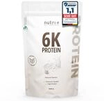 Nutri + Protein Pulver Neutral 1 kg - 80% Eiwei&szlig; - zuckerfrei + fettfrei -