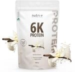 Nutri + Protein Pulver Vanille 1 kg - 78% Eiwei&szlig; - Proteinpulver - Proteinshake ohne