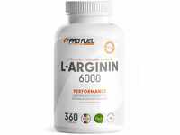 L-Arginin 360 Kapseln vegan - mit 6000 mg pflanzlichem L-Arginin aus...
