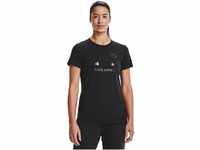 Under Armour Women's Live Sportstyle Short-Sleeve Graphics, Black, Large