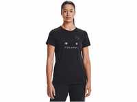 Under Armour Women's Live Sportstyle Short-Sleeve Graphics, Black, Small