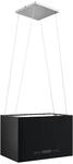 vidaXL H&auml;ngende Inselhaube Touch-Sensor LCD 55 cm Beschichteter Stahl
