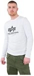 Alpha Industries Basic T - LS Longsleeve f&uuml;r Herren White