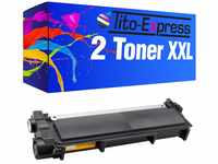 Tito-Express PlatinumSerie 2X Toner-Kartusche XXL kompatibel mit Brother...