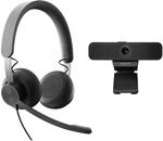 Logitech Personal Video Collaboration Kit, scharz, one Size