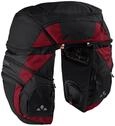 VAUDE Fahrradtasche für Gepäckträger Karakorum Pro 68L Schwarz/Rot, stylische