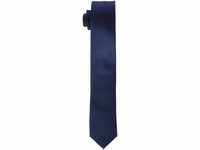 Seidensticker Herren Krawatte Schmal Krawatte, Blau (19), Einheitsgröße
