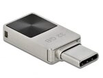 Delock 54083 Mini USB 3.2 Gen 1 USB-C&trade; Speicherstick 32 GB - Metallgeh&auml;use, silber
