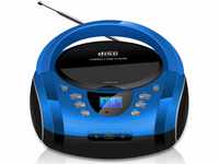 Tragbare Boombox | CD/CD-R | USB | FM Radio | Bluetooth | AUX-In 