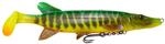 Savage Gear 4D Pike Shad 20cm 65g sinkend - Gummifisch, Farbe:Firetiger,