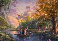 Schmidt Spiele 59688 Thomas Kinkade, Disney, Pocahontas, 1000 Teile Puzzle