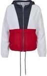 Urban Classics Damen Jacke &Uuml;bergangsjacke Ladies 3-Tone Oversize Windbreaker - Farbe