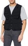 Urban Classics Herren Weste Men Tactical Vest Jacke, Black, L