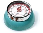 Zassenhaus Speed K&uuml;chentimer aus Metall in der Farbe Petrol, Ma&szlig;e: 7cm x 7cm...