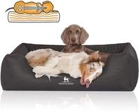 Knuffelwuff Orthop&auml;disches Hundebett Columbia aus Laser-gestepptem Kunstleder...