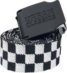 Urban Classics Unisex G&uuml;rtel UC Canvas Belt Checkerboard 150cm TB2248, Gr. One Size,