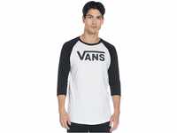 Vans Herren Classic Raglan T-Shirt, Mehrfarbig (WHITE-BLACK YB2), XX-Large