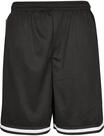 Urban Classics Herren Premium Stripes Mesh Shorts Shorts, per Pack Schwarz (Black
