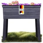 Garantia URBAN Balkon-Hochbeet anthrazit-braun - Blumentopf, Garten, Hochbeete f&uuml;r