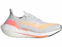 adidas Damen Ultraboost 21 Running Shoe, Crystal White/Crystal White/Acid...