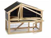 Beeztees K&Bz Holzbox für Kaninchen Durka, 122 x 52 x 98 cm, Schwarz, 900 g
