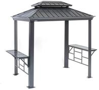 Sojag Aluminium Grillpavillon Messina 68 | Anthrazit | 179x292x262 cm