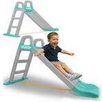 JAMARA 460549 Rutsche Funny Slide &ndash; aus robustem Kunststoff, Rutschauslauf f&uuml;r