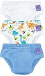 Bambino Mio BEST 3er-Pack T&ouml;pfchentraining-Hosen (2-3 Jahre) Gemischter Dinosaurier