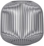 blomus Laterne Lito | Steel Gray | Gr&ouml;&szlig;e M | 28L x 28B x 27H cm | Kerzenhalter