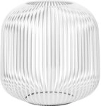 blomus Laterne Lito | White | Gr&ouml;&szlig;e M | 28L x 28B x 27H cm | Kerzenhalter...