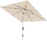 Knirps Automatic Sonnenschirm 240x240cm Natur I innovativer UV-Schutz mit