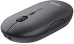 Trust Puck Wiederaufladbare Kabellose Maus, Bluetooth und 2.4 GHz Verbindung via