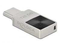 Delock Mini USB 3.2 Gen 1 USB-C Speicherstick 128 GB - Metallgeh&auml;use 54085 silber