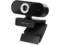 LogiLink UA0368 - HD USB-Webcam mit Mikrofon für gestochen scharfe Videogespräche